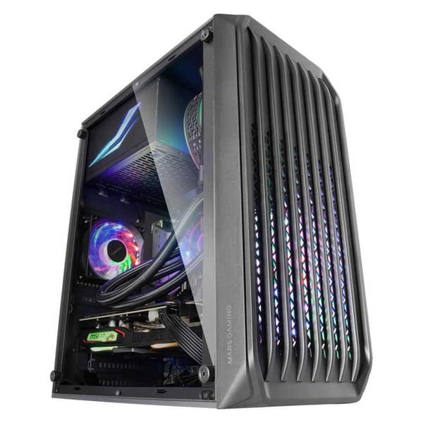 Mars Gaming Tårnkasse Mc-s2 Micro Atx Sort Hvid