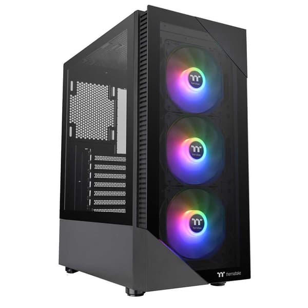Thermaltake Tornfodral Med Fönster View 200 Tg Argb Svart Svart
