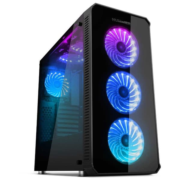 Nox Xtreme Tornlåda Hummer Tgx Rgb Usb 3.0 Svart