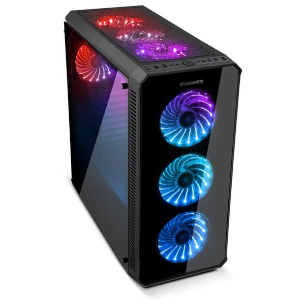 Nox Xtreme Tornlåda Hummer Tgx Rgb Usb 3.0 Svart