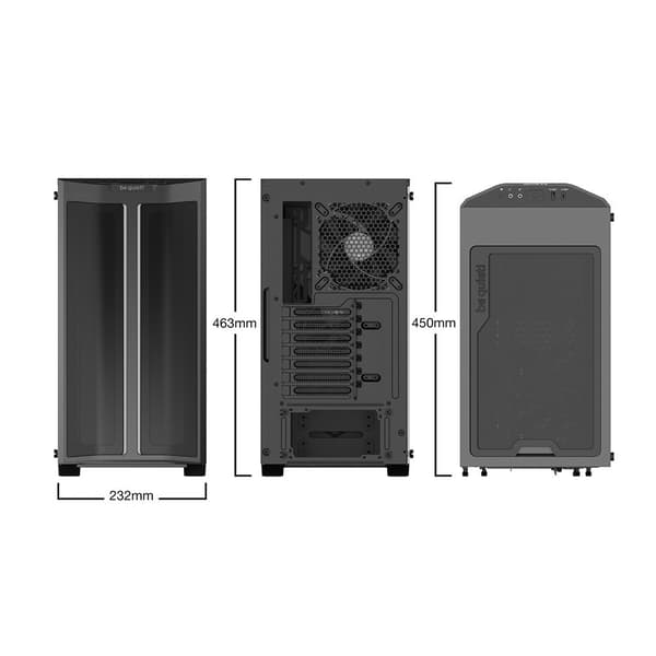 Be Quiet Tornlåda Pure Base 500dx Svart