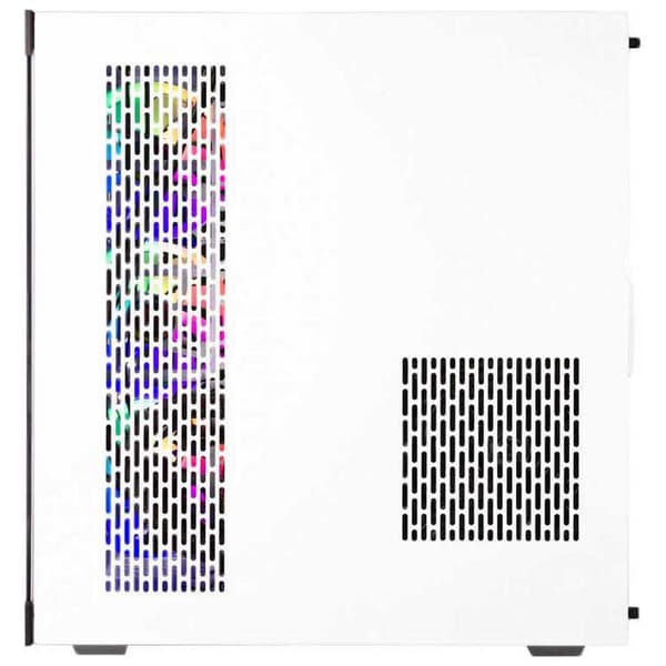 Talius Rgb Usb I Härdat Glas Gaming Cronos Frost 3.0 Vit