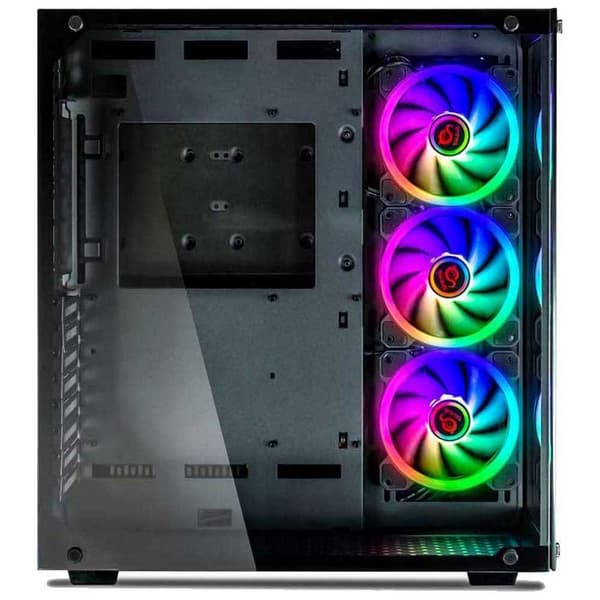 Talius Hærdet Glas Rgb Usb Gaming Cronos 3.0 Sort
