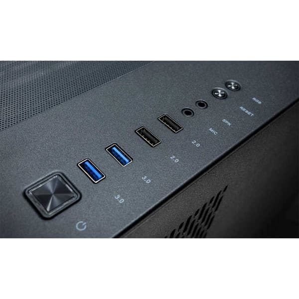 Talius Hærdet Glas Rgb Usb Gaming Cronos 3.0 Sort