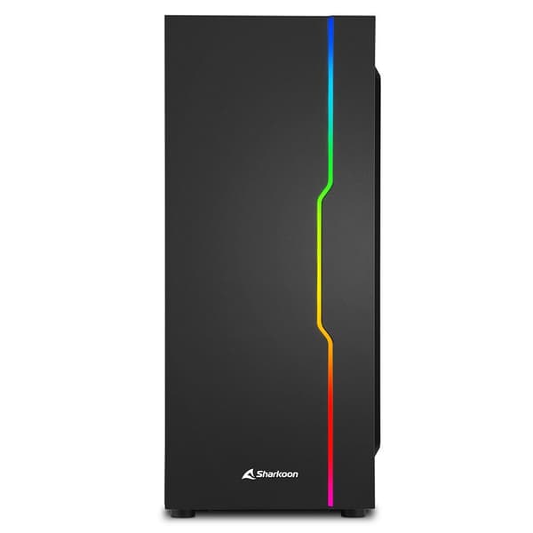 Sharkoon Tower Case Rgb Slider Musta