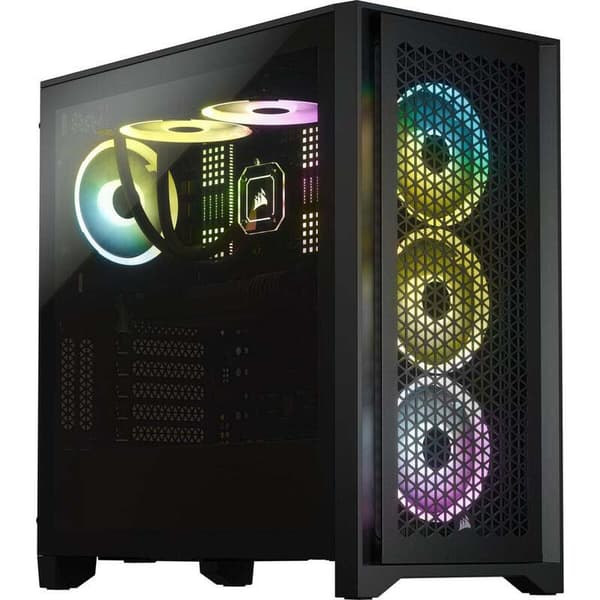 Corsair Tornikotelo Ikkunalla Icue 4000d Rgb Airflow Musta