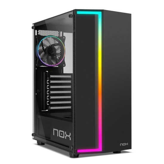 Nox Tornfodral Med Fönster Infinity Gamma Argb Svart Svart