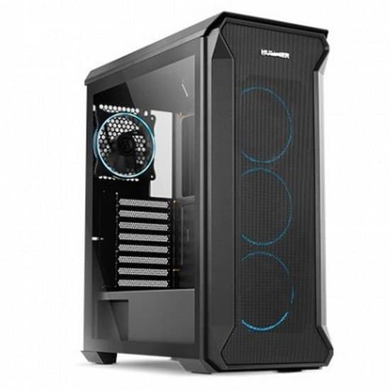 Nox Tårnkasse Hummer Quantum Argb Rød