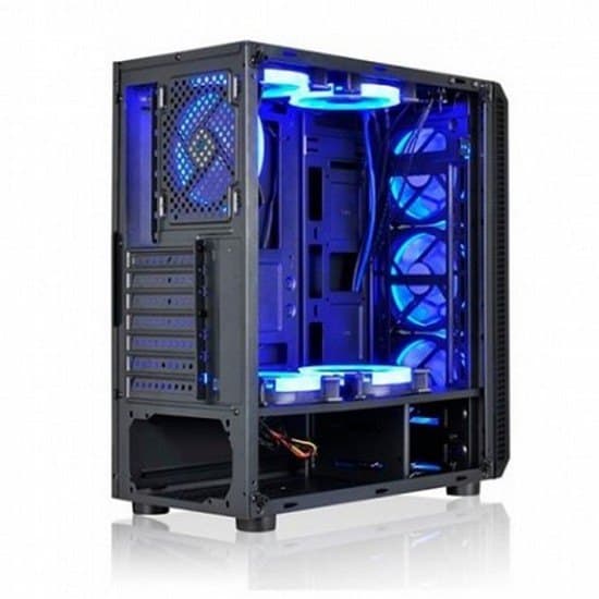 L-link Tårnkasse Avatar Led Sort,Rød