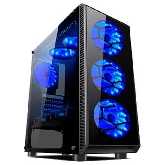 L-link Tårnkasse Avatar Led Sort,Rød Sort