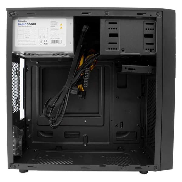 Coolbox Tårn Sag M580 Atx 2x Fte.b500gr-s Sort