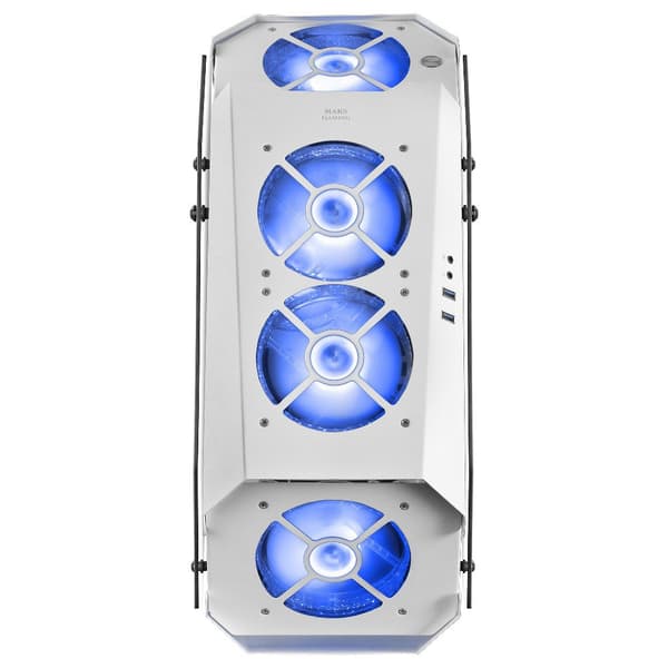 Mars Gaming Tårnkasse Premium Mc51 Rgb Crystal Hvid