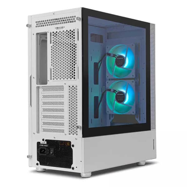 Nox Tornfodral Med Fönster Hummer Nemesis Midi Tower Rgb Vit