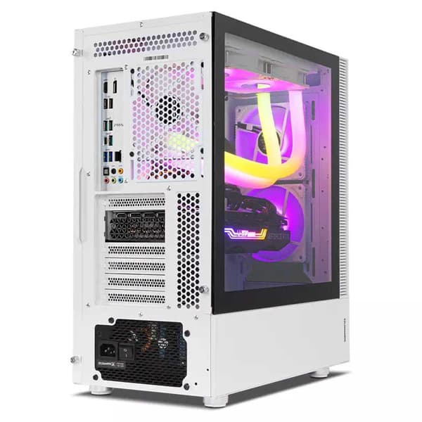 Nox Tornfodral Med Fönster Hummer Nemesis Midi Tower Rgb Vit