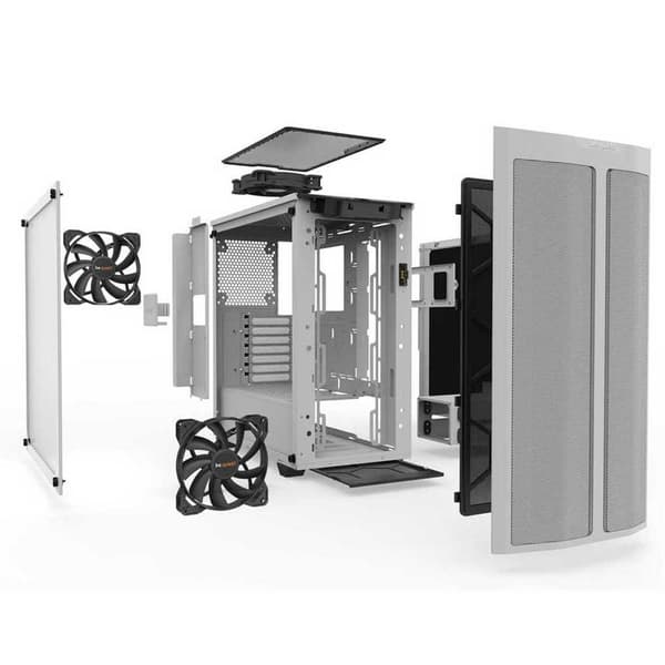 Be Quiet Tyst Tårnkasse Pure Base 500dx Vit