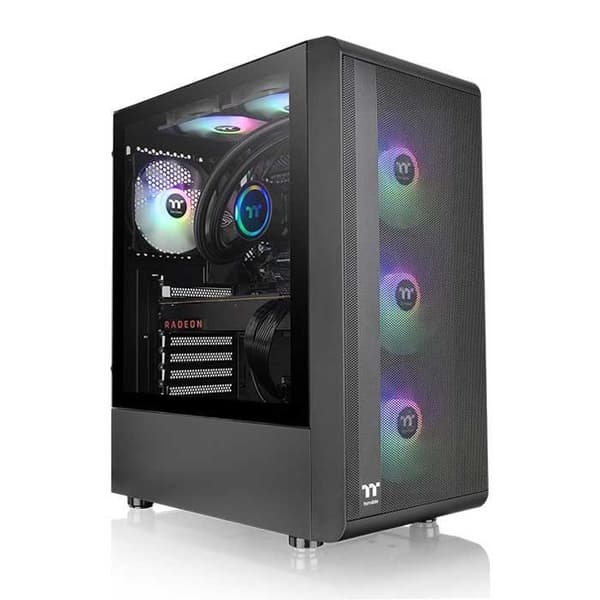 Thermaltake Tårnkasse Med Vindue S200 Tg Black Sort Sort