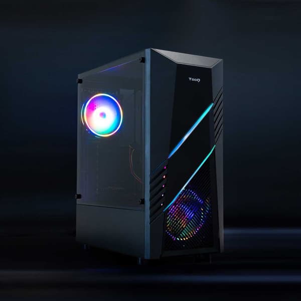 Tooq Tårn Sag Tqgcc102-b Biohazard Atx Argb Sort