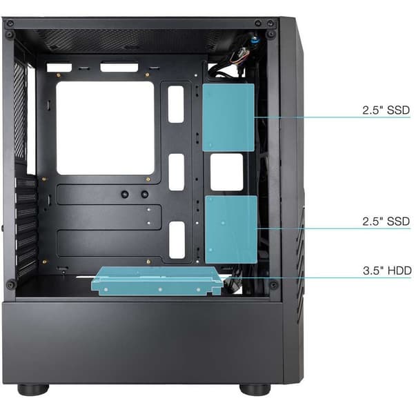 Tooq Tårn Sag Tqgcc102-b Biohazard Atx Argb Sort