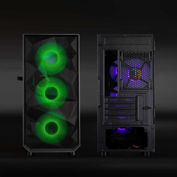 Tooq Tårn Sag Tqgcc901-b Seizure Micro Atx Argb Sort