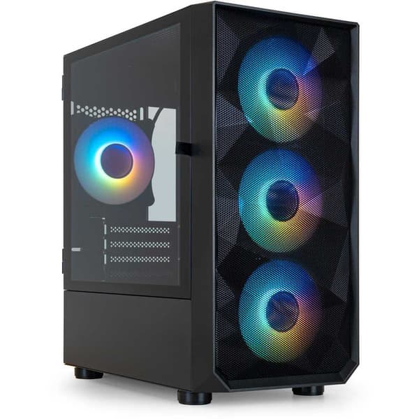 Tooq Tårn Sag Tqgcc901-b Seizure Micro Atx Argb Sort Sort