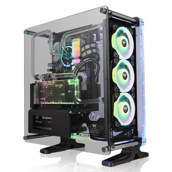 ATX Semi-tårn kasse THERMALTAKE DistroCase 350P Hvid Sort