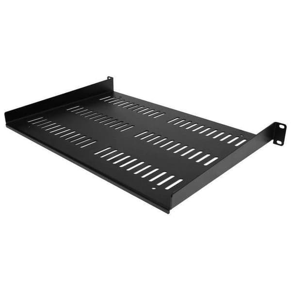 StarTech.com 19 tum 1U Rack Hylla - Universal Ventilerad Rack Hylla - 19" Patch Bay Cantilever Hylla - Ra Förvaring