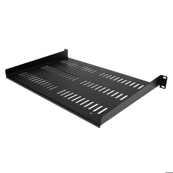 StarTech.com 19 tum 1U Rack Hylla - Universal Ventilerad Rack Hylla - 19" Patch Bay Cantilever Hylla - Ra Förvaring