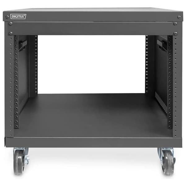 DIGITUS DN-48000 - Ljudställ - 19 tum - 8U - Universalutrustningsställ - för ljud- och videotillbehör - Omonterad - Max belastning
