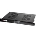 Miniatyrbild 1 av 4: Techly Professional Gruppo 4 Ventole 1U per 19'' Rack med termostat LED Nero