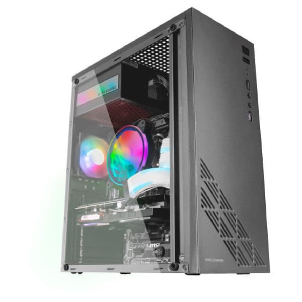 Mars Gaming Tårnkasse Mc100 Frgb Crystal Svart