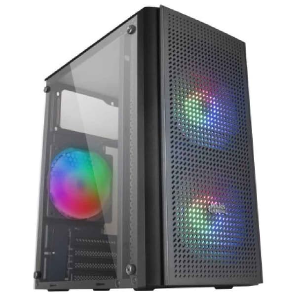Mars Gaming Tårnkasse Mc300 Crystal Svart