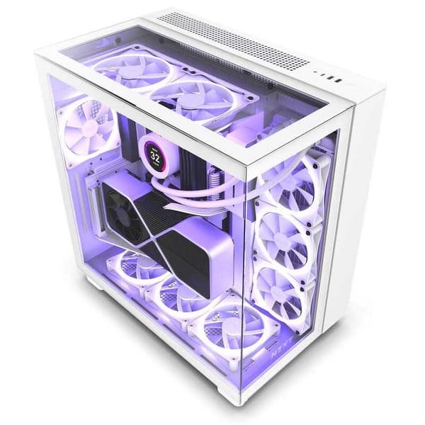 Nzxt Torn Fall Cm-h91ew-01 H9 Elite Vit Vit