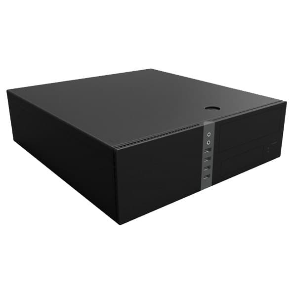 Coolbox Tårnkasse Microatx T450s Slim Svart