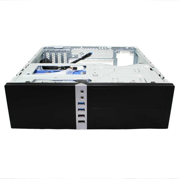 Coolbox Tårnkasse Microatx T450s Slim Svart