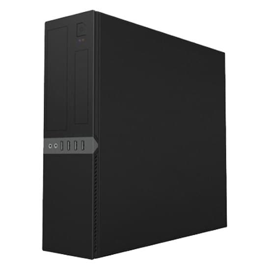 Coolbox Tårnkasse Microatx T450s Slim Svart
