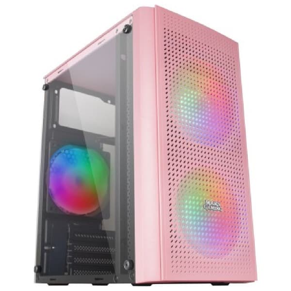 Mars Gaming Tower Case Mc300 Crystal Pinkki