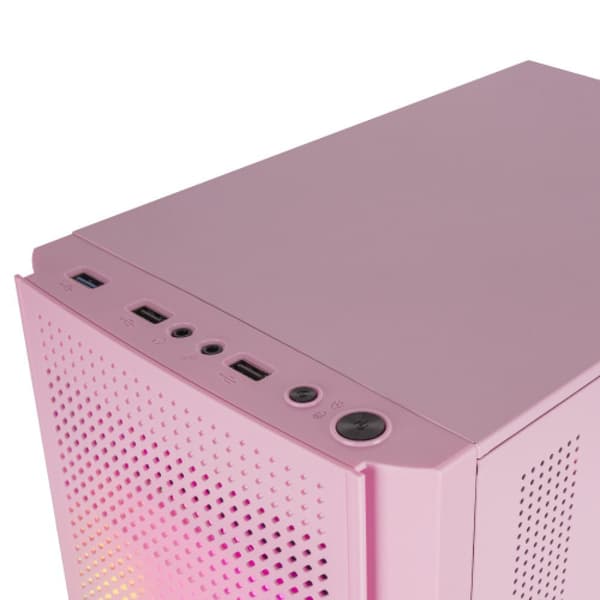 Mars Gaming Tower Case Mc300 Crystal Pinkki