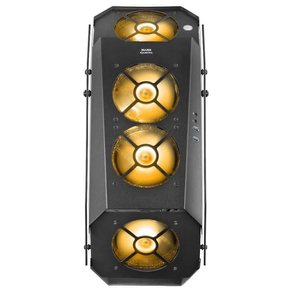 Mars Gaming Tårnkasse Premium Mc51 Rgb Crystal Sort