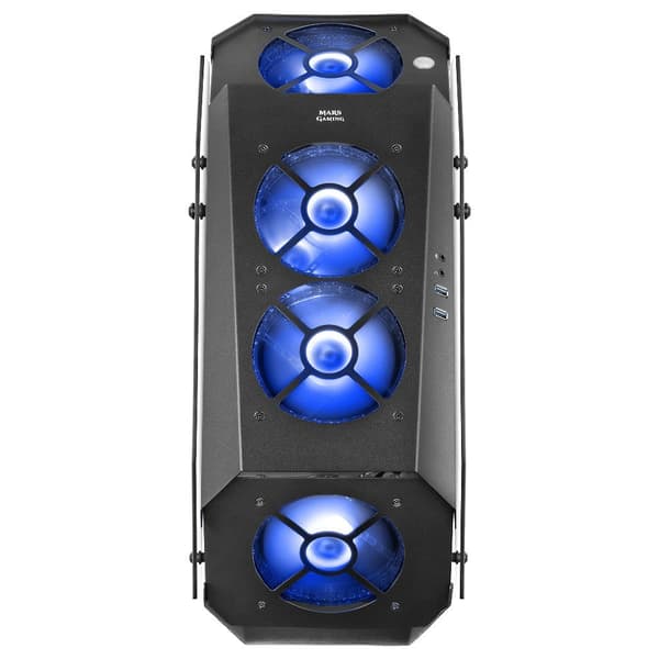 Mars Gaming Tårnkasse Premium Mc51 Rgb Crystal Sort