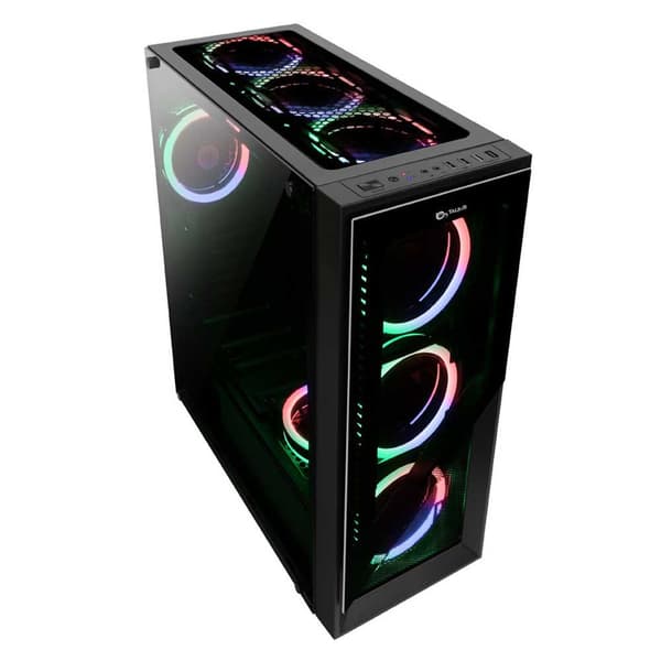 Talius Tårnkasse Valkyria Rgb Crystal Svart