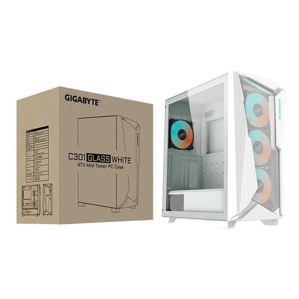 Gigabyte Tårn Sag C301gw Transparent