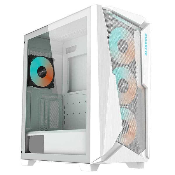 Gigabyte Tårn Sag C301gw Transparent Hvid