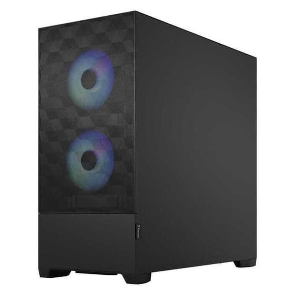 Fractal Tornfodral Med Fönster Pop Air Svart Svart