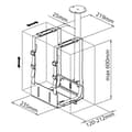 Miniatyrbillede 2 af 10: Techly ICA-CS 63 CPU holder Bordmonteret CPU holder Sort