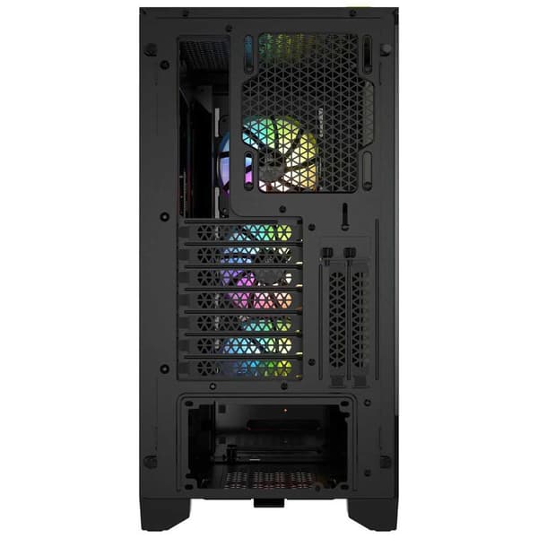 Corsair Tårnkasse Icue 4000x Tempered Glass Sort