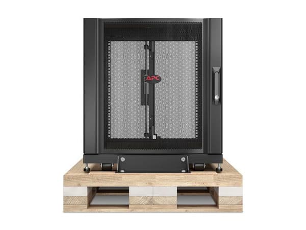 apc apc netshelter sx 12u rack 600x1070 sp svart svart Svart- USED