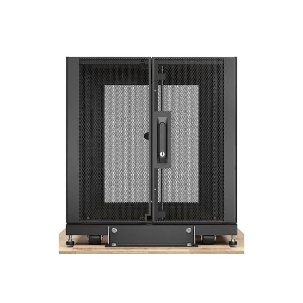 apc apc netshelter sx 12u rack 600x1070 sp svart svart Svart- USED
