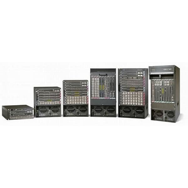 Cisco-chassi - WS-C6506-E - 6 platser - 12RU - Trådbunden anslutning - 22,7 kg- USED