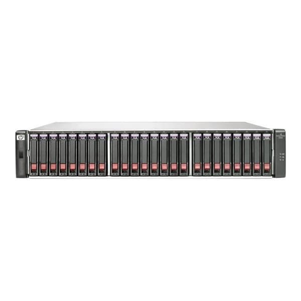 HPE Modular Smart Array 2040 SAN Dual Controller SFF Storage 24-Bay Disk Array (SAS-2) 8 Gb Fiber Channel, iSCSI (1 GbE),...- REFURBISHED