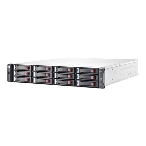 HPE Modular Smart Array 2040 SAN Dual Controller LFF-lagring - Diskarray - 12 fack (SAS-2)- REFURBISHED